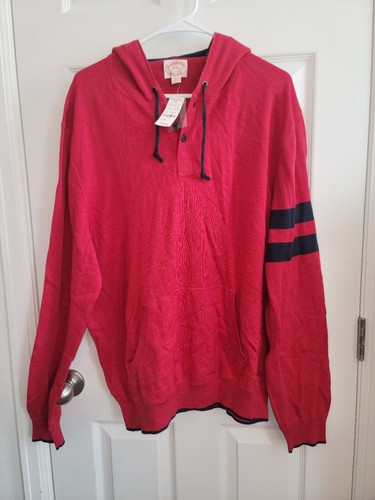 Herren Vintage Brooks Brothers Hoodie Langarm Kängurutasche Gr. 2XL UVP 148 - Bild 1 von 8
