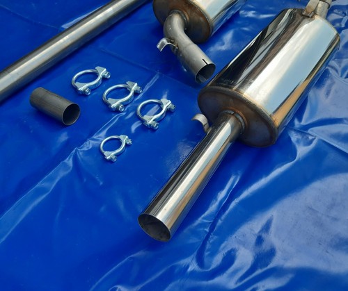 Grupo Gr A VW Golf 2 II 1.8 8v GTI 16V EG Nº acero inoxidable sistema de escape 1x60 - Imagen 5 de 5