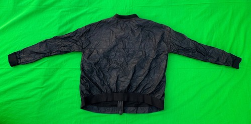 Chaqueta vintage Nike para mujer negra con cremallera completa talla L. - Imagen 5 de 9