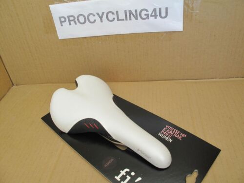 Fizik Vitesse HP Women Cycling Saddle Kium Rails 249 gr New White MTB Road - Picture 2 of 9