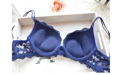 Set lingerie donna profonda V set reggiseno sexy in pizzo estremo push up aggiungi 1 tazza tazza a b c - Foto 12 di 66