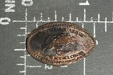 Virginia Aquarium & Marine Science Center Sea Turtle Beach VA Elongated Penny