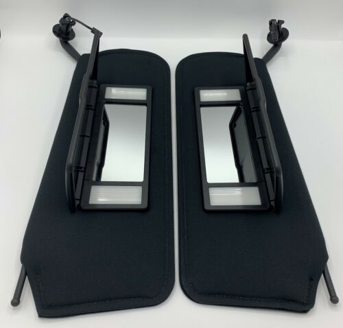 BRAND NEW Sun Visors Sunvisors Black FOR C5 Corvette 1997-2004 UPDATED - Picture 10 of 14