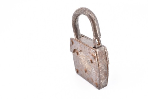 Antique Burg Sidor Padlock No Key - Bild 13 von 15