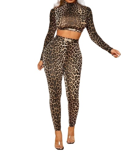 Conjunto de 2 leggings súper elásticos y bustier estampado animal estampado animal animal - Imagen 6 de 12