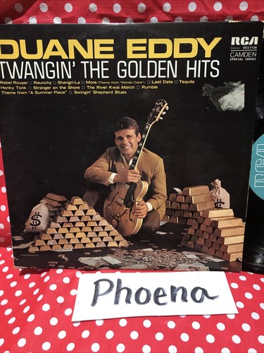 Duane Eddy Twangin' The Golden Hits Vinyl Record - Picture 2 of 7