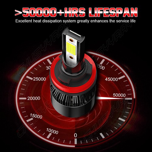 For Nissan Sentra 2013-2019 Led Headlight Hi/Lo+Fog light bulbs Kit 6000K White - Picture 11 of 22