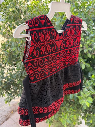 Kids' Palestinian Thobes – Traditional Arabic Tatreez Embroidered Girls Dress - Picture 34 of 39