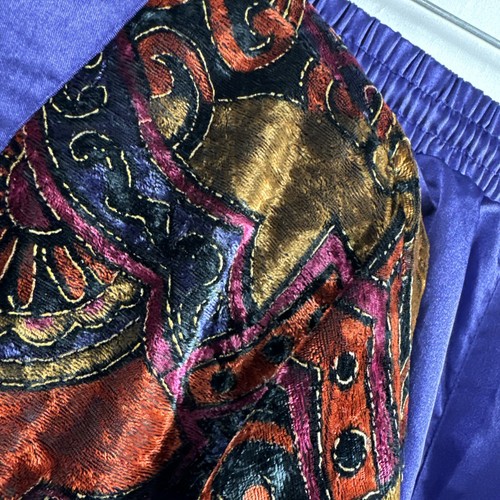 Conjunto de chándal Lavon para mujer chaqueta morada mediana pantalón años 90 hip hop vintage retro - Imagen 2 de 19