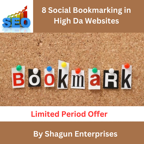 8 High Quality Social Bookmarking | Effective Seo Stretegy | Live Link