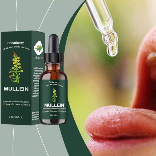 Mullein Leaf Extract Drops For Lungs Health 60ml Lung Cleansing & Mucus Relief - Bild 7 von 11