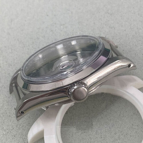 36MM Acrylic Stainless Steel Watch Case for NH35/NH36/4R Movement - Picture 3 of 8