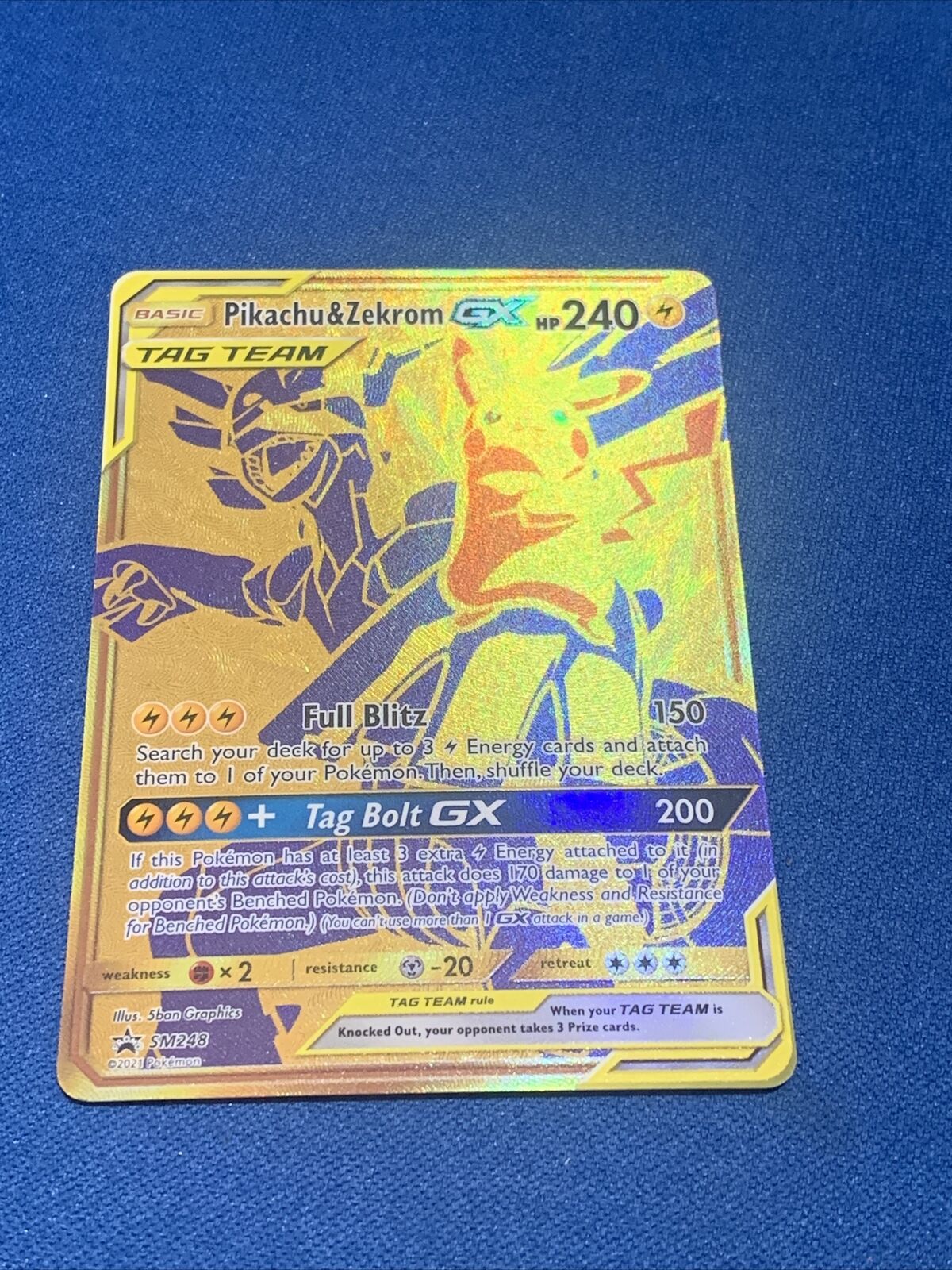 Japanese Pokemon Card S&M Ultra Shiny Zekrom 037/150 SM8b - NM - US