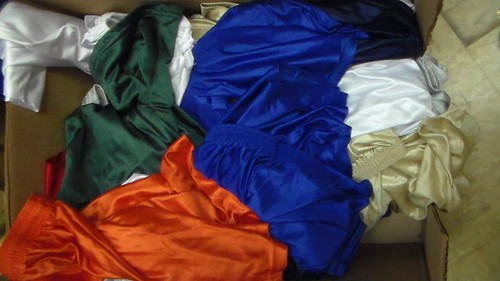 Lot OF 10 Assorted Colors New Old Stock Youth Shorts MEDIUM - Picture 7 of 8