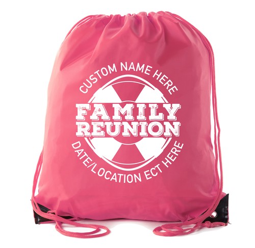 Life Raft Print with Custom name and Date -Family Reunion Party Favor Bags Bulk - Picture 1 of 16