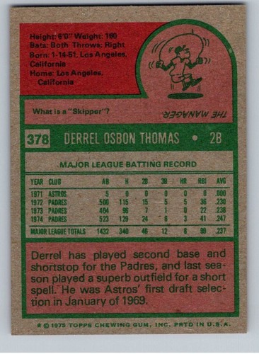 Tarjetas de béisbol Topps 1975 completan tu conjunto que elijas elegir cada una #221 - 440 - Imagen 203 de 277
