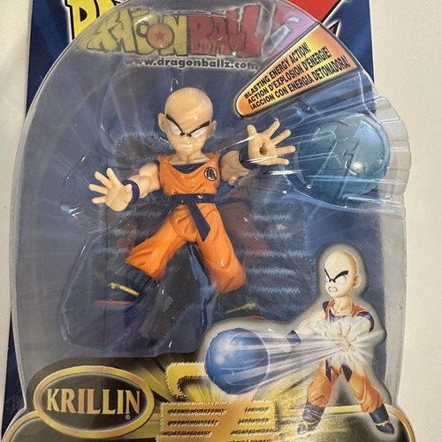 NEW Krillin Blasting Energy DRAGONBALL Z Action Figure Irwin Toys 2000 - Picture 9 of 10