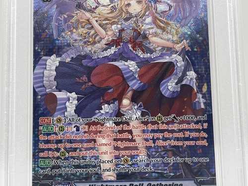 Nightmare Doll, Catherine (SP)  PSA 9 MINT - G-BT05/S07EN SP Cardfight Vanguard - Picture 7 of 12