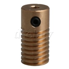 Yellow 20x9.8x3.17MM 0.5 Modulus   Wheel Shaft 3.17MM Hole Diameter