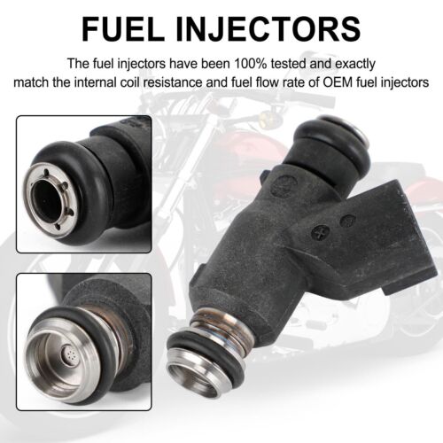 2 Stück Einspritzdüsen für Harley Davidson Motorrad 25 Grad 27709-06A 2770906A - Bild 2 von 8