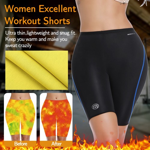 Women Sauna Body Shaper Slimming Leggings Thermo Sweat Pants Thigh Waist Trainer - Picture 33 of 40