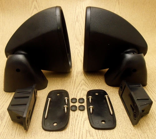 Chevrolet Camaro SS350 RS 19670-81 Pair Door Mirror Black Bullet second gener-A8