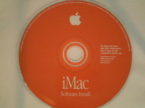 Apple Macintosh iMac (1999) Software Media Pack 600-7413 - 6 CD’s