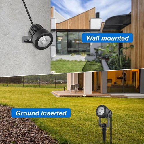 Kaltes Weiß LED Solarleuchte Strahler Solarstrahler Gartenlampe Spot Licht Außen - Bild 9 von 12