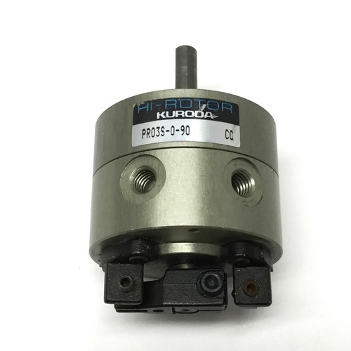 Kuroda PRO3S-0-90 Hi-Rotor Single-Vane Actuator, Adjustable, 0-180°, M5 Ports - Picture 2 of 4