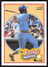 1991 Upper Deck Baseball Heroes Return To Milwaukee Hank Aaron #24 Braves
