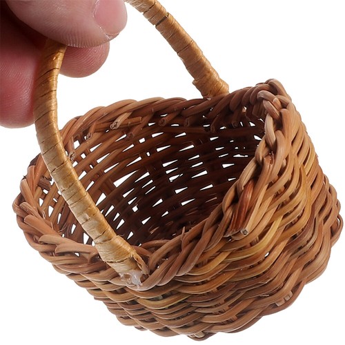 Rattan Small Basket Picnic Baskets Wedding for Favors Mini Woven - Picture 8 of 12