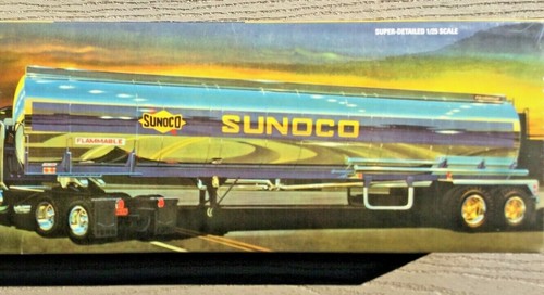 AMT 1/25 SUNOCO " PLATED " TANKER SEMI-TRAILER PLASTIC MODEL KIT #1239 F/S NEW - Picture 5 of 8