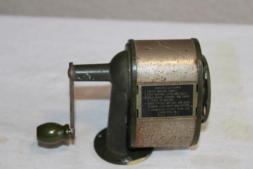 Vintage Boston Modell KS Bleistiftspitzer olivgrün 8 Loch Führung - Bild 6 von 13