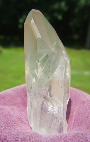 Natural Lemurian Quartz Crystal - Picture 7 of 10