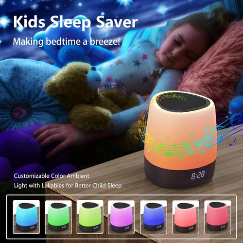 🔥Macchina Suono Rumoroso con 34 Suoni Sonno 8 Colori Luce Notturna Batteria Nera🔥 - Foto 3 di 7