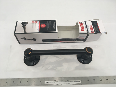 #ad Delta Porter 9quot; Assist Bar OIL RUBBED BRONZE PTR5209 OB cosmetic no hdwe sheet $23.90