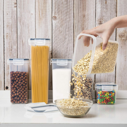 Airtight Food Storage Containers with Lids, 7 PCS BPA Free Kitchen Canisters for - Picture 6 of 7