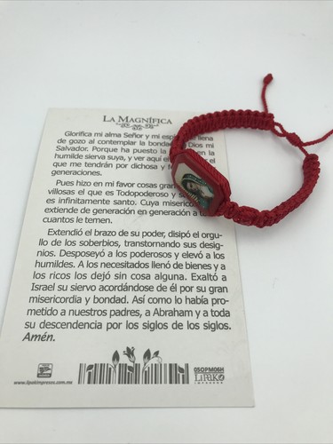 Our Lady Of Guadalupe Handmade Bracelet~Virgen De Guadalupe Pulsera Y Oracion - Picture 7 of 9