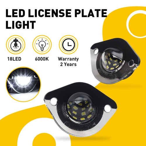 License LED Plate Lamp Light Assembly For 1994-2004 Ford Mustang White SMD O - Picture 2 of 20