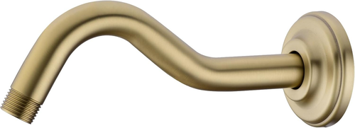 8 Zoll S-Form gebogener Duscharm mit Flansch Edelstahl Duschkopf Verlängerung - Bild 9 von 12