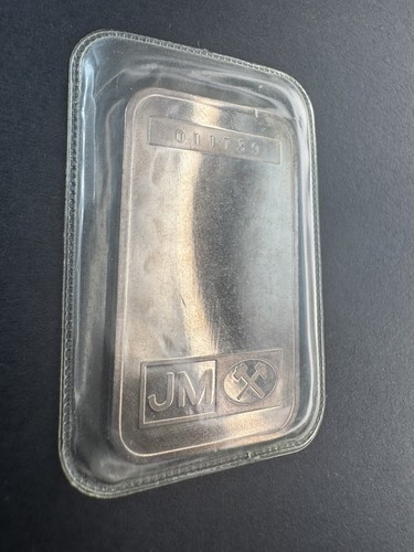 1 Oz Johnson Matthey Scotia Bank 1oz Silver Bar JM .999 Silver * SEALED * RARE - Picture 10 of 11