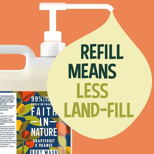 Faith in Nature Aluminium Refill Bottle-2 Pack - Picture 4 of 4