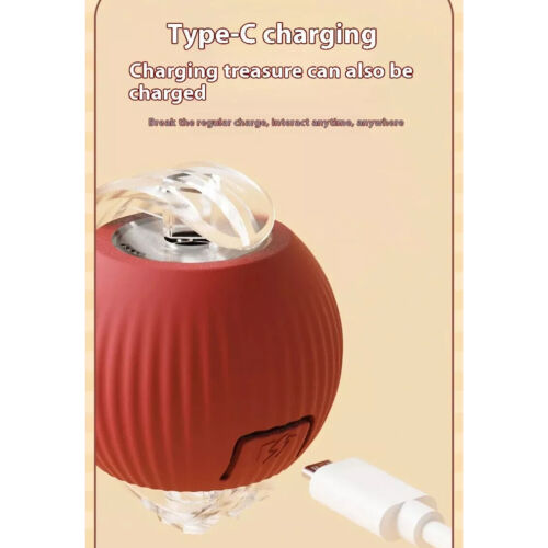 Cat Dog Toy Smart Electric Pet Self-moving Teasing Automatic Rolling Ball - Picture 10 of 22