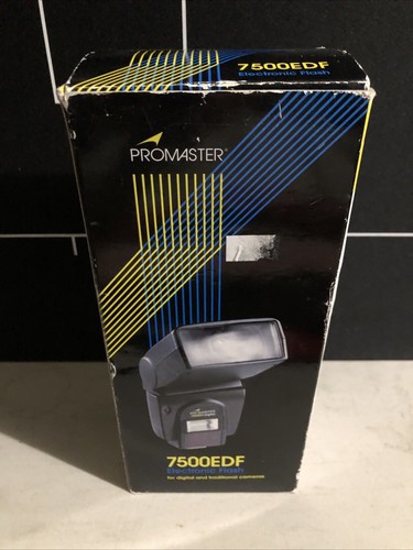 Electronic Flash Promaster 7500EDF Digital For Camera
