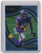 JUSTIN JEFFERSON 2020 PANINI SELECT #361 RC ROOKIE *MINNESOTA VIKINGS*
