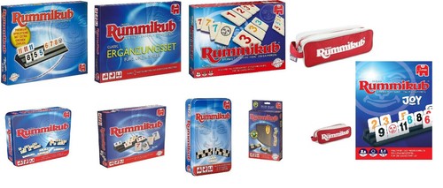 JUMBO SPIELE - RUMMIKUB - DOSE - TASCHE - ERWEITERUNGEN - LERNSPIELE # NEU OVP - Bild 1 von 11