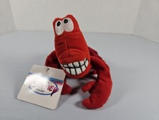 Vintage Sebastian Bean Plush Disney Store With Tag Little Mermaid