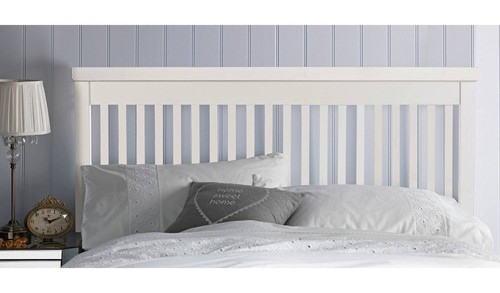 Aubrey Kingsize Headboard - White - Picture 3 of 6