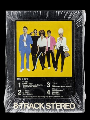 SEALED, The B-52's M8 3355, Stereo, 8-Track Cartridge, 1st edition, US, 1979