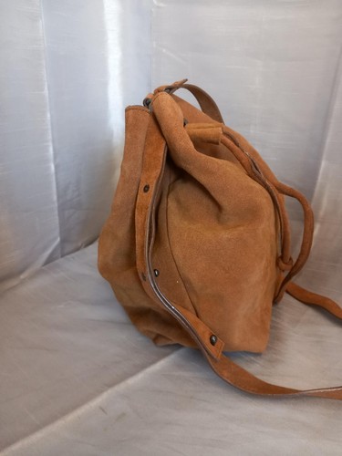 Beck Sondergaard Brown Leather Suede Feel Shoulder Bag - VGC - Picture 4 of 9